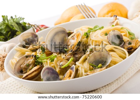 pasta and clams