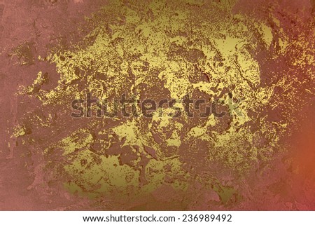 Light red with yellow abstract  background , with   painted  grunge background texture for  design