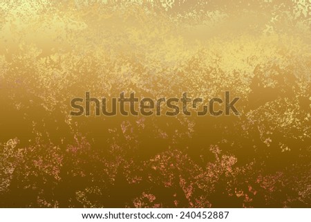 Brown golden abstract  background , with   painted  grunge background texture for  design