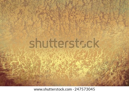 Yellow with red corner , golden abstract   background , with   painted  grunge background texture for  design .
