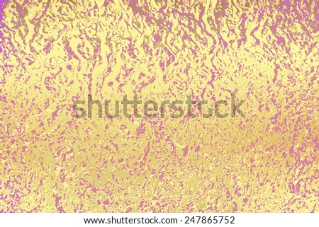 Pink light , golden abstract   background , with   painted  grunge background texture for  design .