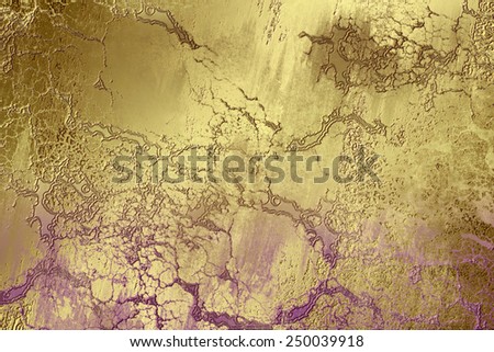 Purple golden , light  abstract   background , with   painted  grunge background texture for  design .