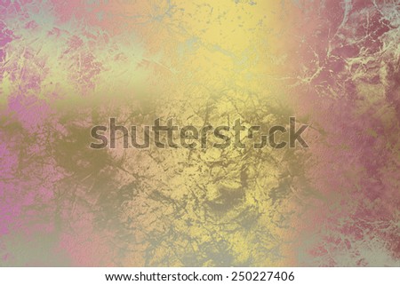 Yellow and pink golden light abstract   background , with   painted  grunge background texture for  design .