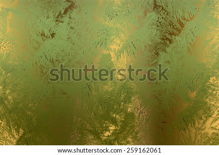 Green golden abstract   background , with   painted  grunge background texture for  design .