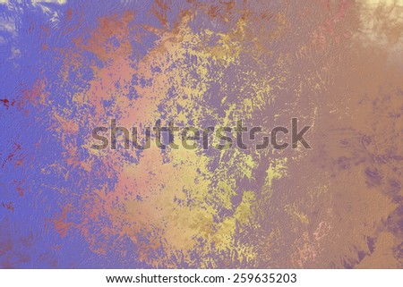 Violet golden abstract   background , with   painted  grunge background texture for  design .