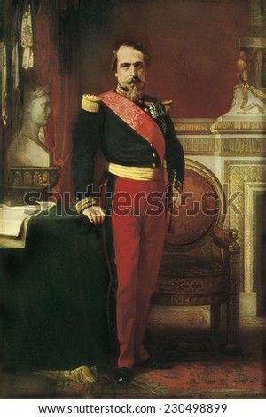 FLANDRIN, Jean-Hippolyte (1809-1864), Napoleon III, 1861, Oil on canvas