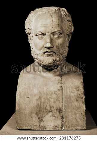 THUCYDIDES ( 460 BC, or earlier? - after 404, BC?), Classical Greek art, Sculpture on marble,