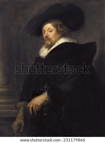 RUBENS, Peter Paul (1577-1640), Self-portrait, 1638 - 1640, Baroque art, ; Flemish art, Oil on canvas,