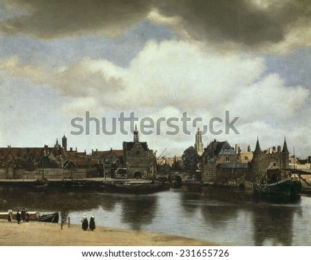 VERMEER, Johannes (1632-1675), View on Delft, 1660 - 1661, Baroque art, Oil on canvas, NETHERLANDS