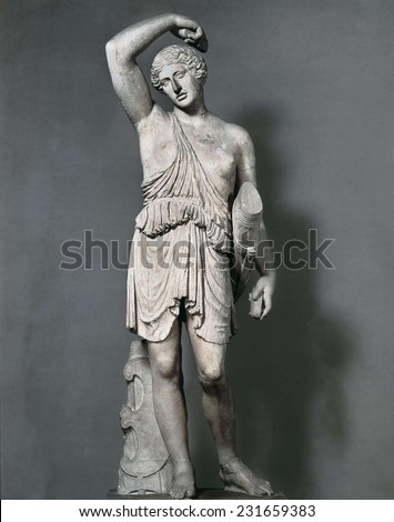 CRESILES, (5th c. BC), Wounded Amazon, ca. 450 BC, Roman copy, Classical Greek art, Sculpture on marble