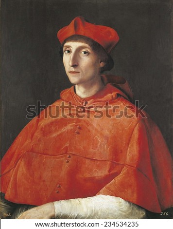 Raphael (1483-1520), Portrait of a Cardinal, 1512, Cardinal Alidosi, Renaissance art, Cinquecento, Oil on canvas,