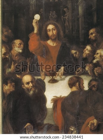 RIBALTA, Juan (1596-1628), The Holy Supper, 1620 - 1628, Baroque art, Oil on canvas,