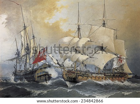LEZO, Blas de (1687-1741), Spanish sailor, Capture of the English frigate \
