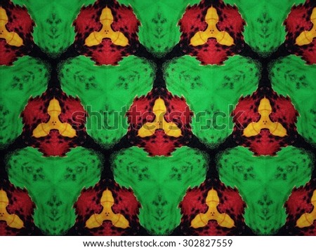 Pattern cloth colorful