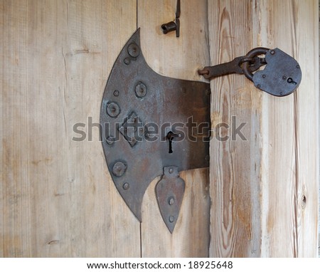 old pad lock