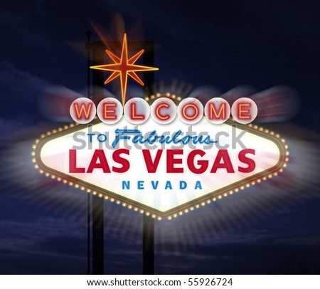 vegas signage. stock photo : Las Vegas Sign