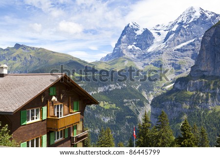 Mountain Cottage in the Swiss Alps
