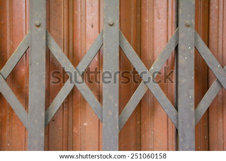 Metal store door
