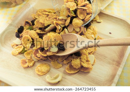 Cereal Corn Flake Caramel