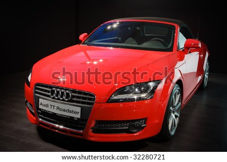 MOSCOW, RUSSIA - JULY 28: Audi TT at Moscow International exhibition Motorshow 2008, Moscow, Russia, 28 august 2008