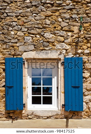 Window in Viviers, the Department de l\' ArdÃ?Â?Ã?Â¨che in the Region RhÃ?Â?Ã?Â´ne-Alpes
