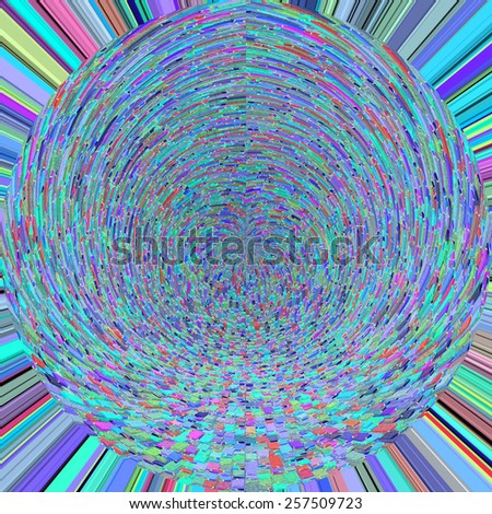 Abstract blue colorful background with rays background, vignettes and spiral pattern. Beautiful abstract rays pattern with fairy colors. Colorful spiral pattern, design background, frame vintage.