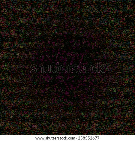 Dark abstract background with mosaic pattern. Abstract modern background with mosaic geometric abstract pattern. Abstract grunge dot pattern, grunge background, pattern design with vignettes.