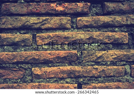 Grunge wall brick background. Brick wall texture. Grunge brickwall.