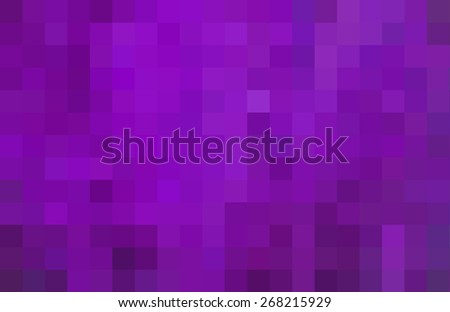 Purple abstract background squares mosaic pattern. Modern textured background with geometric abstract grunge pattern. Abstract purple grunge texture, illustration, vintage design. Squares background.