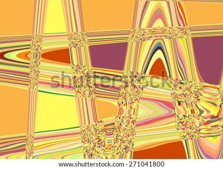 Yellow abstract background with colorful geometric pattern. Abstract modern background with retro geometric abstract pattern. Abstract gold textured background, pattern grunge design.