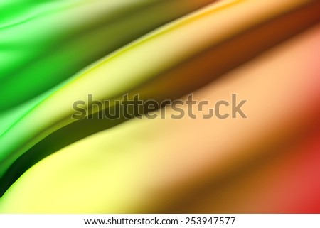 3d rendering of a colored flag