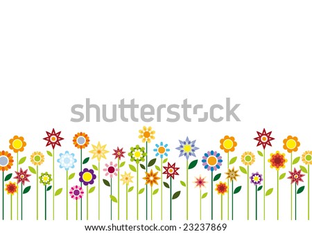 stock vector : Spring flowers