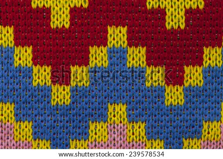 Seamless winter pattern for knitted wool texture. Christmas background