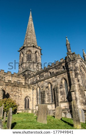 All Saints Church, Bakewell, is the parish church of Bakewell, Derbyshire.