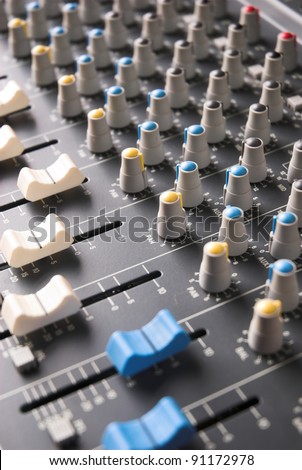Music Studio Sound Mixer