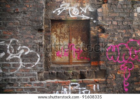 Back Street Graffiti Grunge