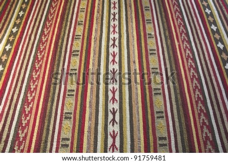 Colorful Ethnic Rug Pattern