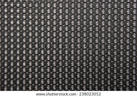 black net cloth material as a texture background