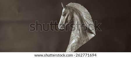 Wooden horse horizontal