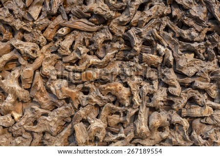 Wood art wall texture
