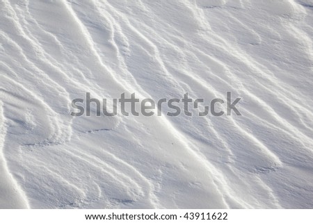 snow texture in the northeast of china