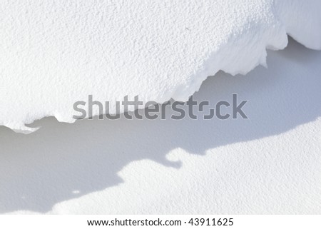 snow texture in the northeast of china