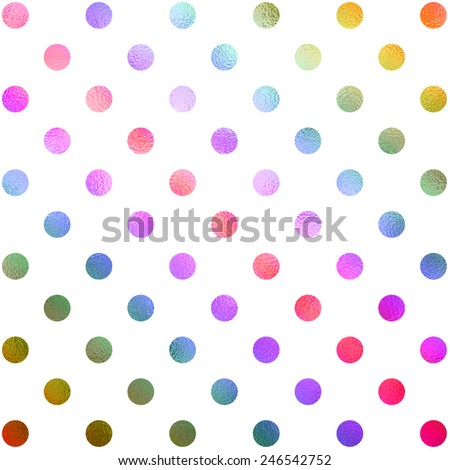 Rainbow Red Green Teal Blue Purple White Polka Dot Pattern Swiss Dots Texture Digital Paper Background