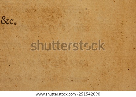 1785 Retro Vintage Antique Parchment Old Paper Text Writing Background Beige Tan