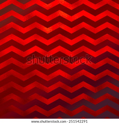 Red Faux Foil Metallic Chevron Pattern Chevrons Texture Zig Zag Background