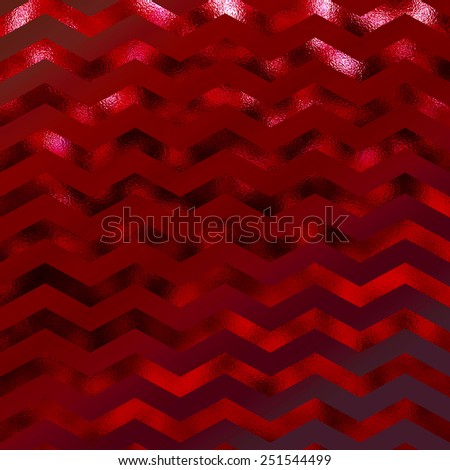 Red Faux Foil Metallic Chevron Pattern Chevrons Texture Zig Zag Background