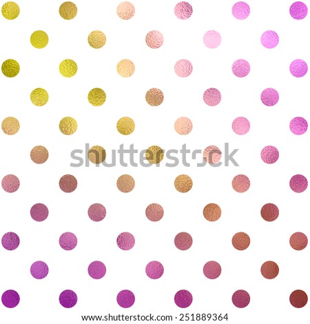 Peach Pink Gold Purple White Polka Dot Pattern Swiss Dots Texture Digital Paper Background