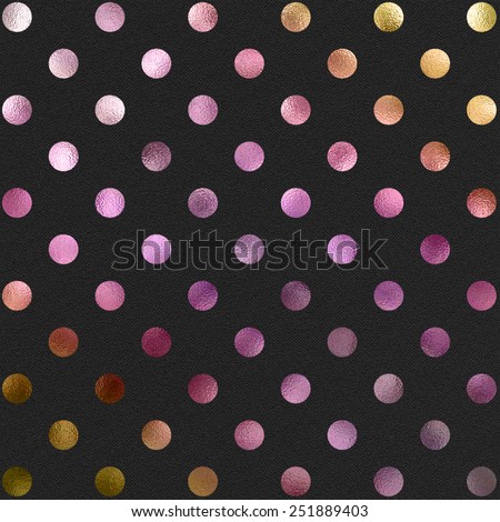 Pink Purple Gold Polka Dot Pattern Swiss Dots Texture Digital Paper Background