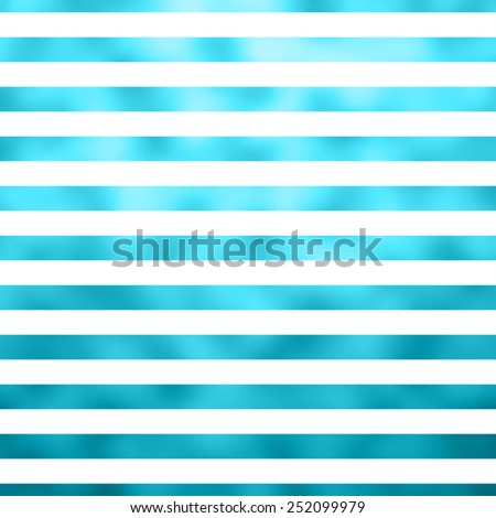 Teal Blue Aqua Turquoise White Metallic Faux Foil Stripes Background Striped Texture