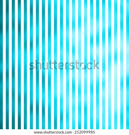 Teal Blue Aqua Turquoise White Metallic Faux Foil Stripes Background Striped Texture